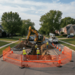Gas Leak Shuts Down East Main Street in Spartanburg Following Construction Accident