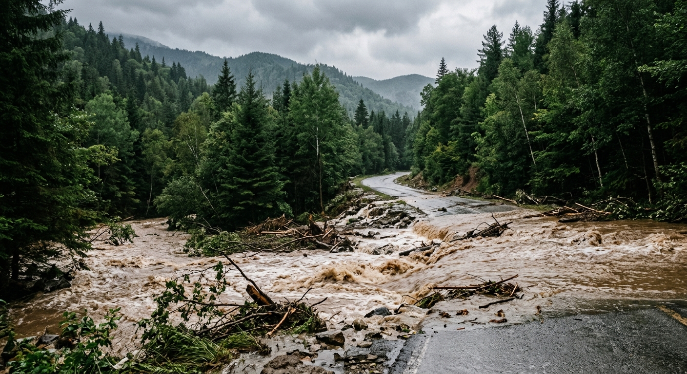 Heavy Rains from Isaias Cause Flooding, Water Rescues, and Landslides in North Carolina Mountains