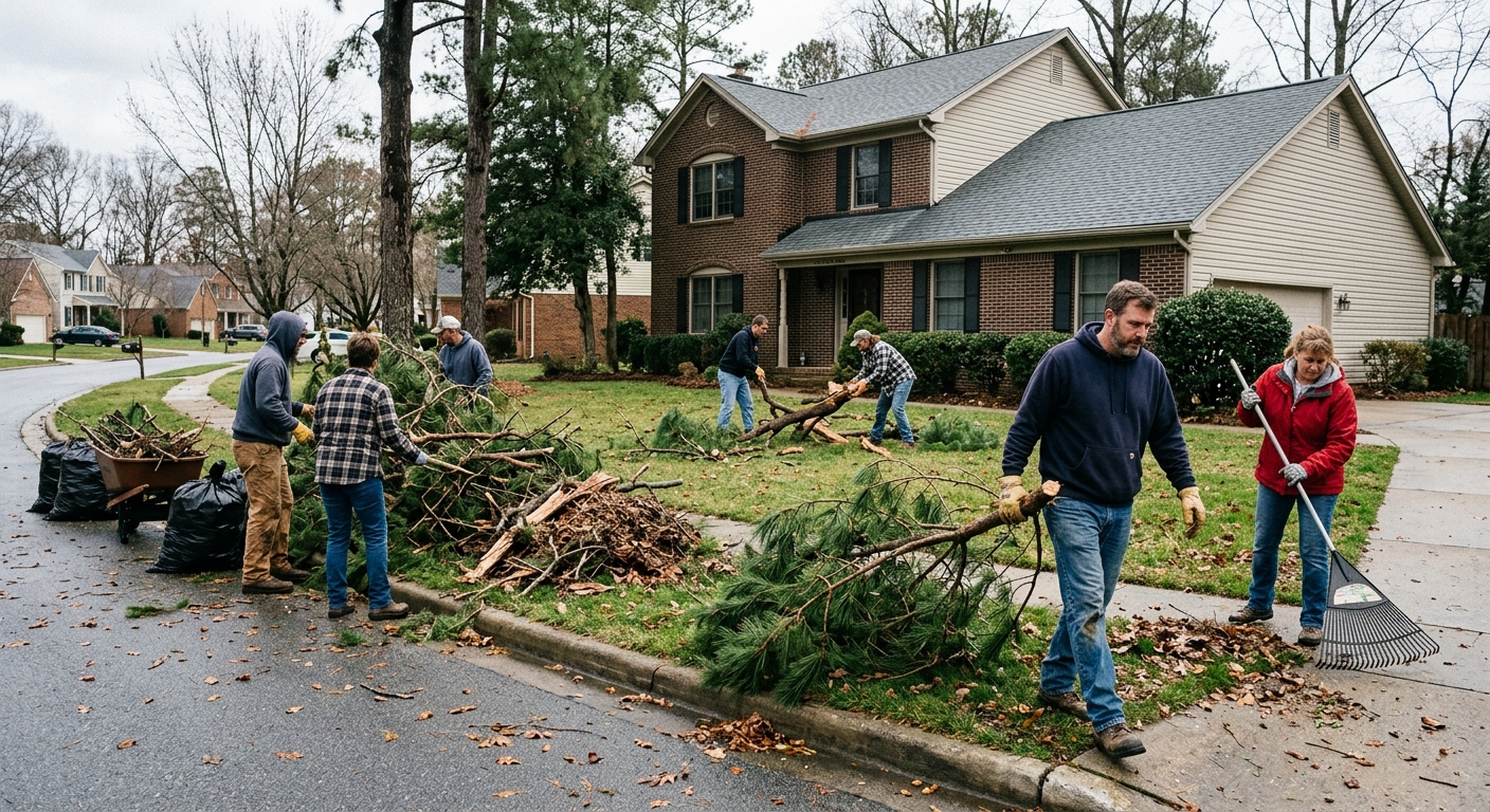 Raleigh Neighbors Lead Hands-On Tornado Cleanup After Isaias Storm